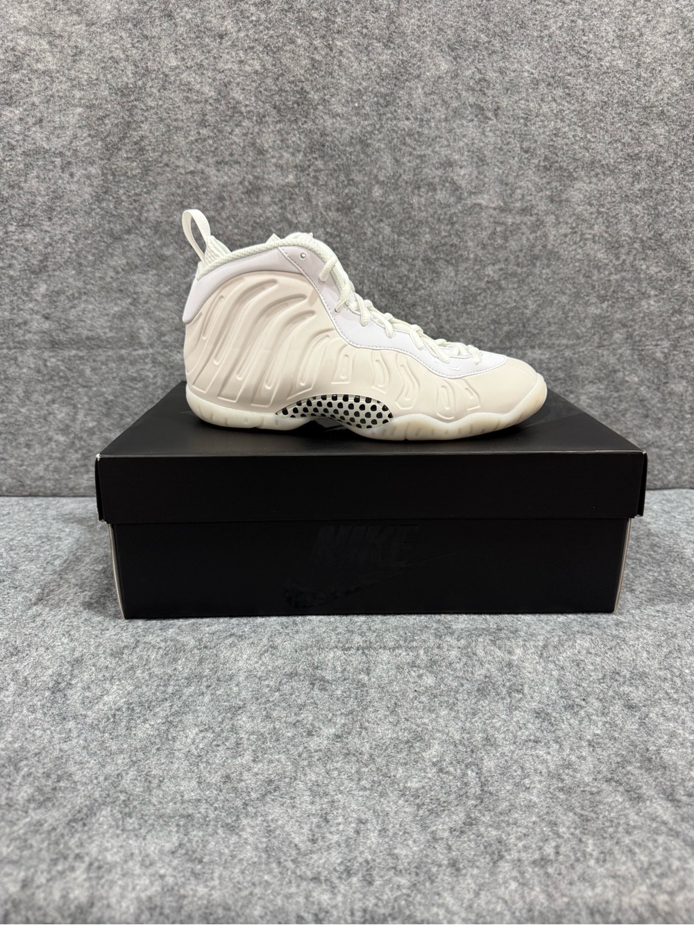 Nike Kids White High-Top Foam-Style Sneakers